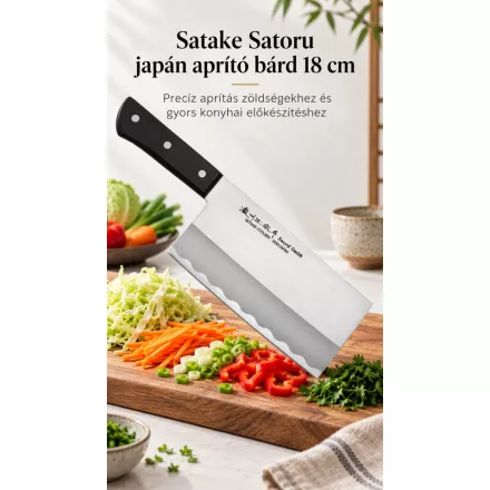 Satake Satoru japán aprító bárd 18cm