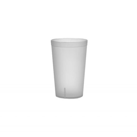 Műanyag pohár, 240 ml, homokfúvott, Polipropilén