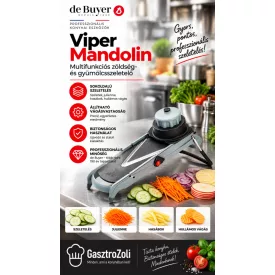 Viper mandolin 3 cserélhető betéttel, de Buyer francia minőség