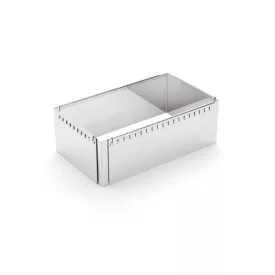de Buyer állítható sütőkeret téglalap, 21,5–40x21 cm, rozsdamentes acél – GasztroZoli