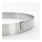 Kör alakú Állítható sütőkeret, 18-36 cm-ig állítható, kör alakú, 4,5 cm magas, de Buyer, rozsdamentes