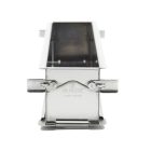 Pástétomforma - terrine forma, perforált, 35x7x7,5 cm, GEO Forme, de Buyer, rozsdamentes