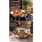 Serpenyő, 24 cm, 1,2 l, Milady, de Buyer, rozsdamentes