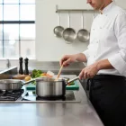 Gyorsforraló-Nyeles lábas készlet, 4 darabos, Prim Appety, de Buyer, rozsdamentes