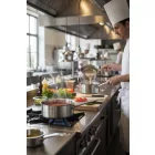 Gyorsforraló-Nyeles lábas készlet, 4 darabos, Prim Appety, de Buyer, rozsdamentes