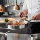 Magas falú serpenyő, 24 cm, Prim Appety, de Buyer, rozsdamentes