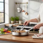 de Buyer Prim Appety Magas Falú Rozsdamentes acél Serpenyő 28 cm