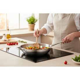 Serpenyő 32 cm, Prim Appety, de Buyer, rozsdamentes