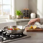 Serpenyő 32 cm, Prim Appety, de Buyer, rozsdamentes