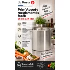 Fazék 36 liter, 36 cm, Prim Appety, de Buyer, rozsdamentes, szendvicstalpas