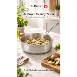 de Buyer Alchimy 3 rétegű rozsdamentes serpenyők