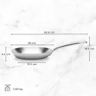 de Buyer Alchimy 28 cm rozsdamentes acél serpenyő – 3 rétegű