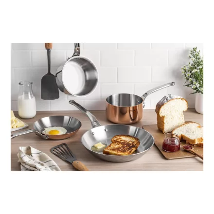 de Buyer Affinity több rétegű rozsdamentes acél Serpenyő 28 cm-es átmérővel