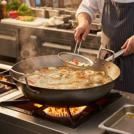 de Buyer La Lyonnaise kétfüles szénacél mélysütők
