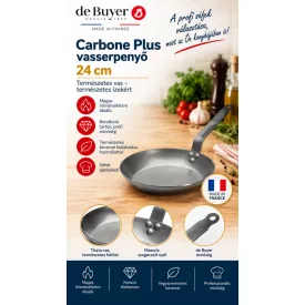Carbone Plus Vasserpenyő 24 cm-es a de Buyer-től - Prémium minőség