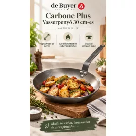 Carbone Plus Vasserpenyő 30 cm-es a de Buyer-től - Prémium minőség