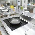 Carbone Plus 28 cm-es vas serpenyő a de Buyer-től, professzionális konyhákhoz