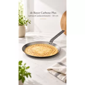 de Buyer Carbone Plus szénacél palacsintasütő - 30 cm