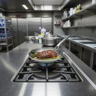 Carbone Plus vas serpenyő üreges acél nyéllel, sima sütőfelülettel