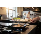 de Buyer Blue Carbon kékacél serpenyő – 32 cm, bevonat nélkül