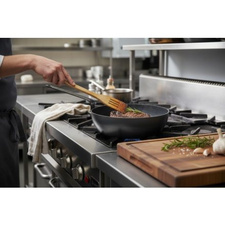 Mély kékacél serpenyő 24 cm a de Buyer-től