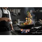 Kékacél Wok 32 cm-es a de Buyer-től