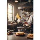 Palacsintasütő, 24 cm, Force Blue, kékacél extra erős, de Buyer