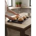 Sütőlemez, 53x32,5 cm, GN 1/1, 90°felhajtás, de Buyer, kékvas