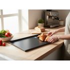 Sütőlemez, 53x32,5 cm, GN 1/1, 90°felhajtás, de Buyer, kékvas