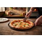 Kékvas perforált perem nélküli pizzaforma, 24 cm, de Buyer