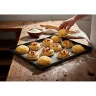 de Buyer Profi Sütőlemez 60×40 cm – Kékvas Péksütő Tepsi, 90° Perem