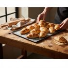 Kékvas Sütőlemez 60×40 cm – Profi Péksütő Tepsi, 45° Ferde Perem, de Buyer