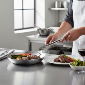 Carbone Plus Vasserpenyő Grillezéshez 30 cm-es a de Buyer-től - Prémium minőség