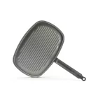 Vasserpenyő, téglalap grillserpenyő, 38-26 cm, Carbone Plus, de Buyer