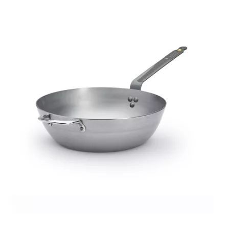 Mineral B mély vas serpenyő füllel 32 cm, de Buyer, 5,5 literes - Kiváló választás