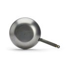 de Buyer Mineral B vas Wok, 24 cm lapos aljú fedő nélkül