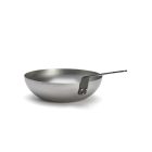 de Buyer Mineral B vas Wok, 24 cm lapos aljú fedő nélkül