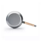 Mineral B Bois vas serpenyő  bükkfa nyéllel 24 cm, de Buyer, 2,5 liteteres - Kiváló választás