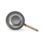 de Buyer wok 28 cm – vasból készült, méhviasz bevonatú, tartós professzionális edény