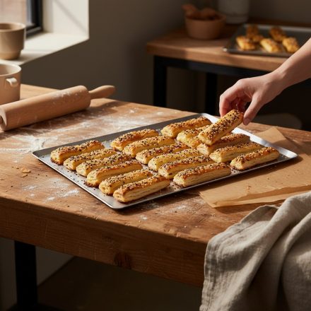 Sütőlemez 40x30 cm 45°felhajtás, de Buyer, alumínium