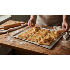 Sütőlemez 40x30 cm 45°felhajtás, de Buyer, alumínium