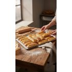 Sütőlemez 40x30 cm 45°felhajtás, de Buyer, alumínium