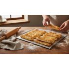 Sütőlemez, 60x40 cm, 45°felhajtás, de Buyer, alumínium