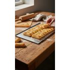 Sütőlemez, 60x40 cm, 45°felhajtás, de Buyer, alumínium