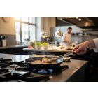 Serpenyő 32 cm kékacél a de Buyer-től