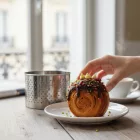 Tartlet karika, perforált, 12,5x2 cm - de Buyer