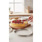 Tartlet karika, perforált, 24,5x2 cm - de Buyer
