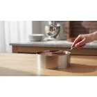Tortakarika, kerek, 140x60 mm, rozsdamentes - de Buyer
