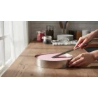 Tortakarika, kerek, 220x45 mm, rozsdamentes - de Buyer