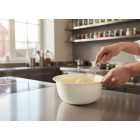 Fehér félgömb polietilén keverőtál, 2 liter, 23 cm - de Buyer